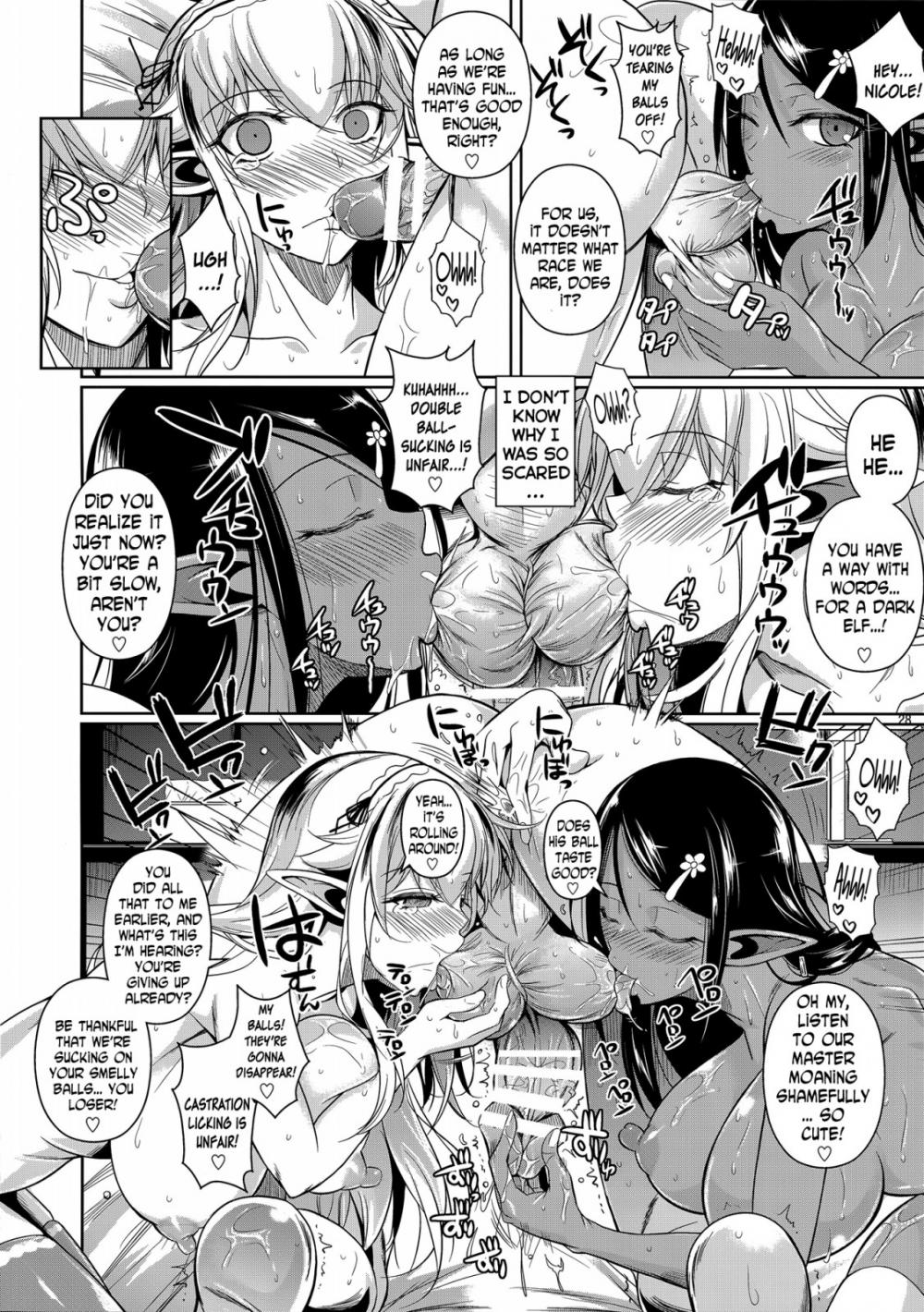 Hentai Manga Comic-High Elf x High School White x Black-Read-29